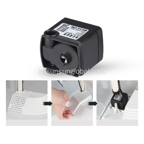 Sunsun Tangki Ikan Kaca Aquarium Kura -kura Ekologis